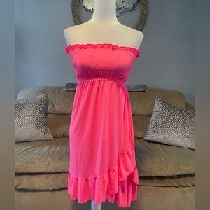 OP strapless dress